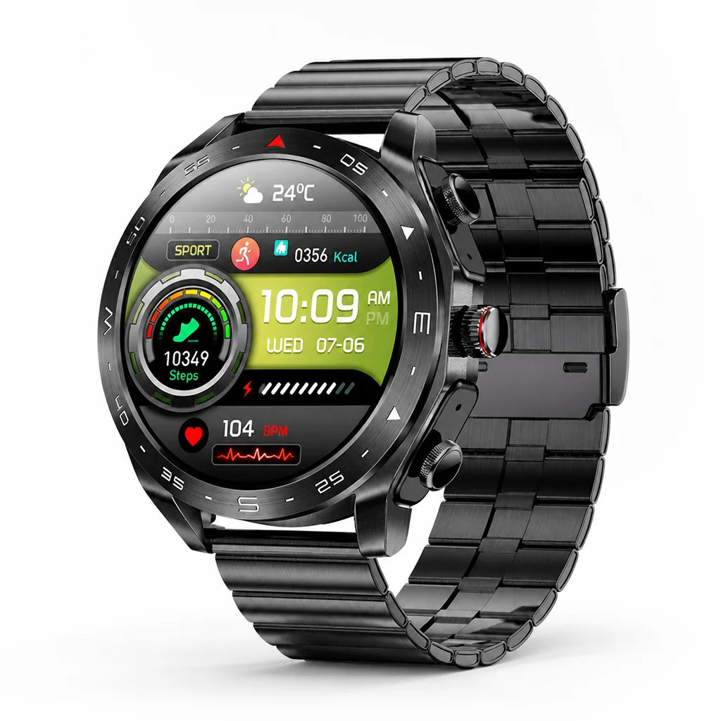 VeloSync™ — Seamlessly Power Your Day with Music, Calls, and Fitness in One Wristwear