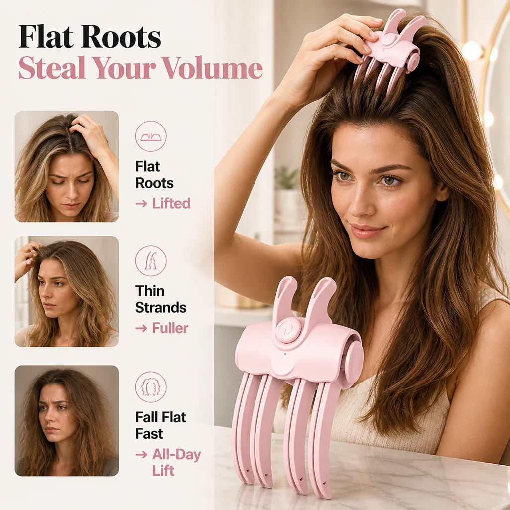 CrownPop™ — Instantly Pump Your Roots with Effortless, Show-Stopping Volume