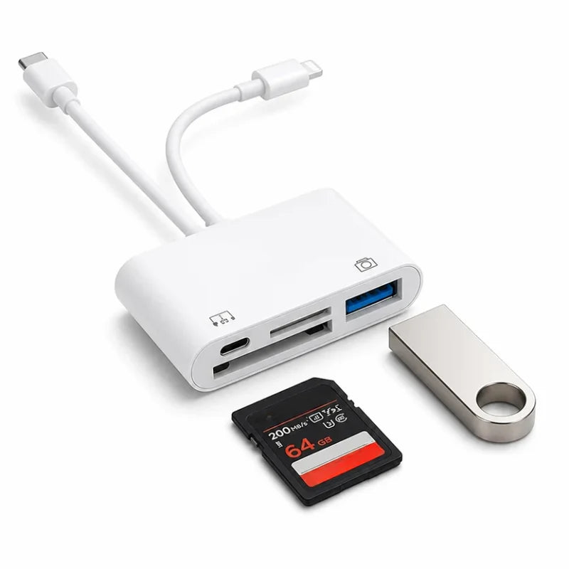 SnapSwift™ 3-in-1 USB-C Card Reader — Instantly Unlock Your Photos and Freedom from Waiting
