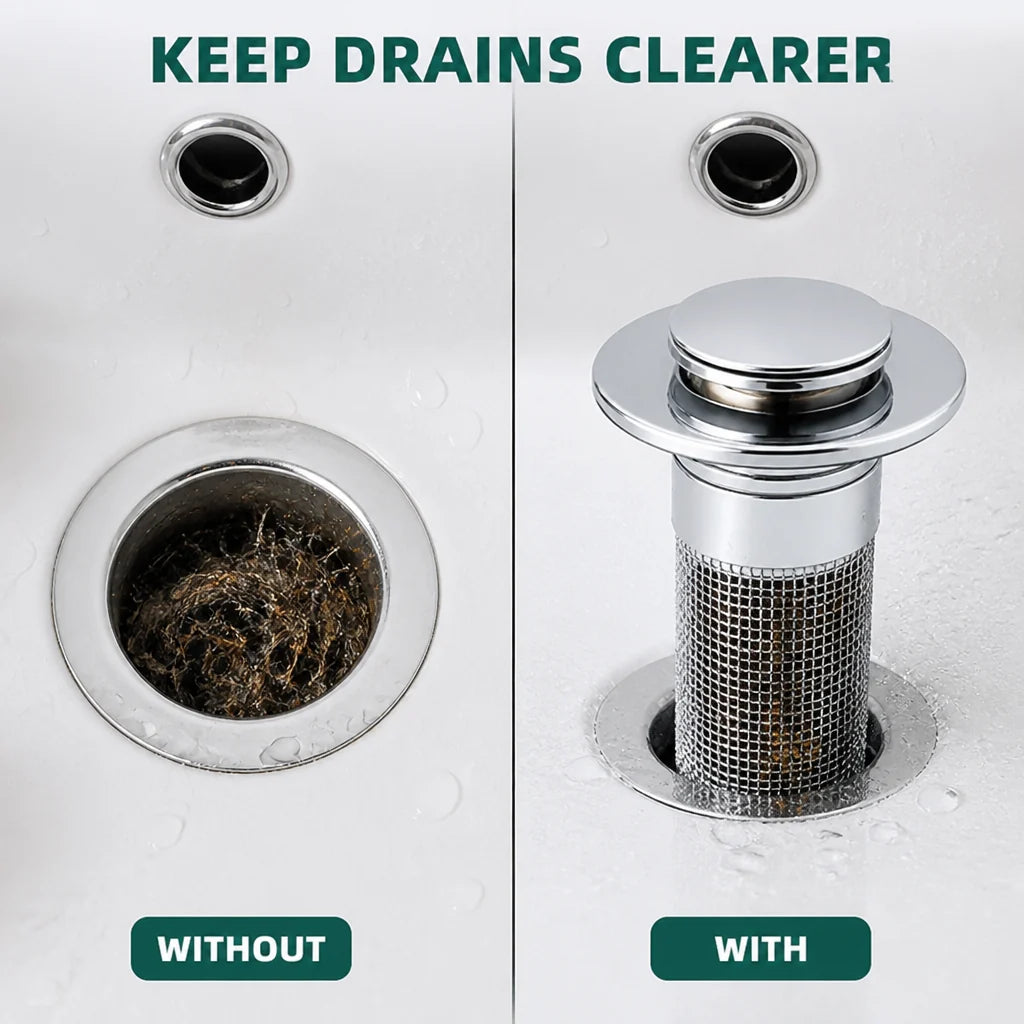 ClearFlowGuard™ — End Drain Drama and Enjoy a Smooth, Stress-Free Bathroom Every Day
