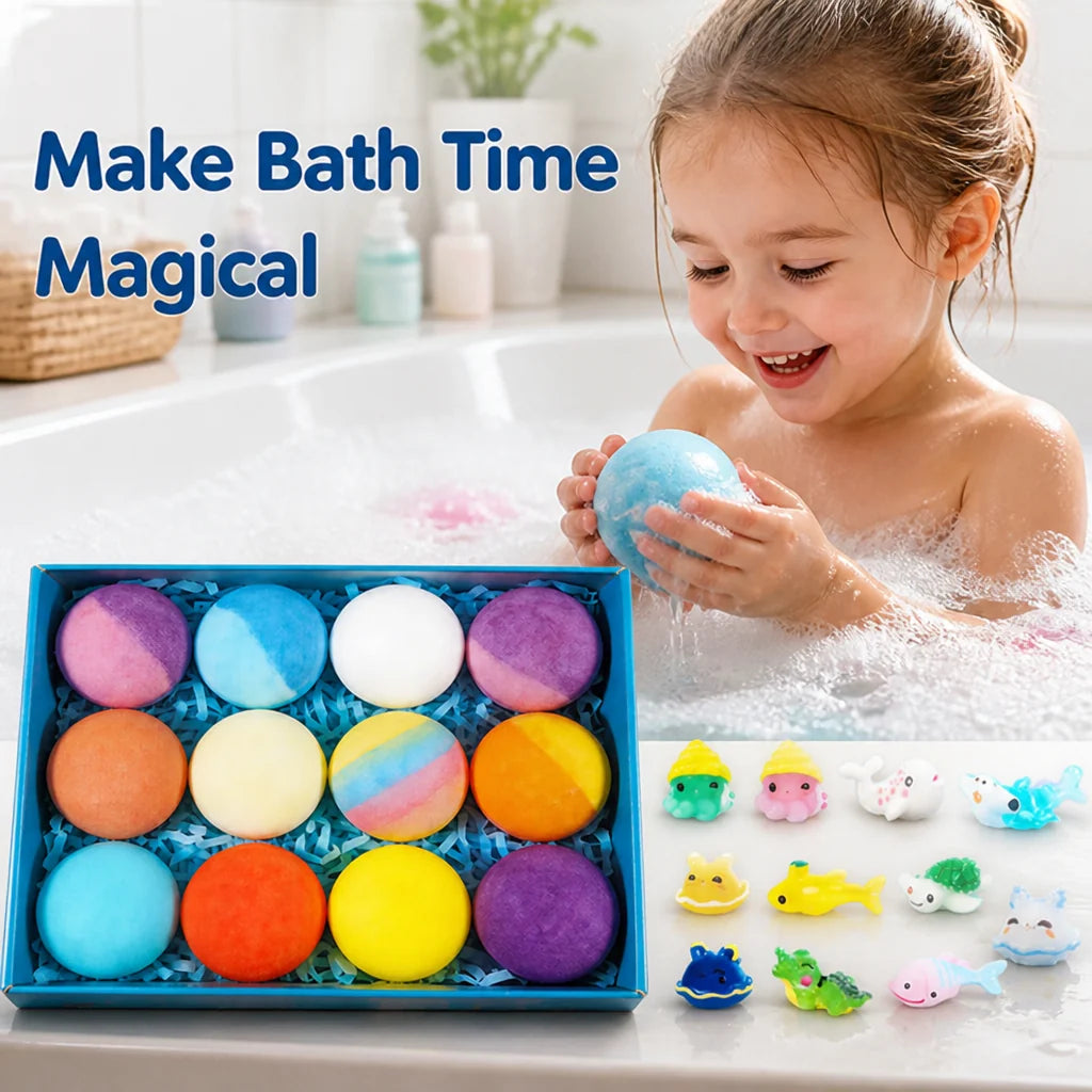 Bubblyxa™ Fizz Bombs — Turn Bath Time into a Colorful, Calming Treasure Hunt Your Kids Will Beg For