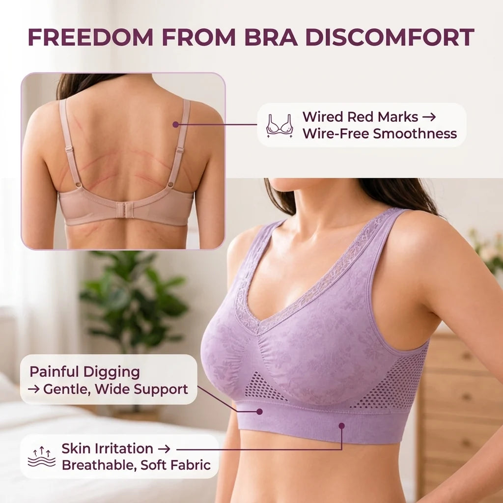 Lunaflex™ — Experience All-Day Freedom and Flawless Support Without Wires or Pinching