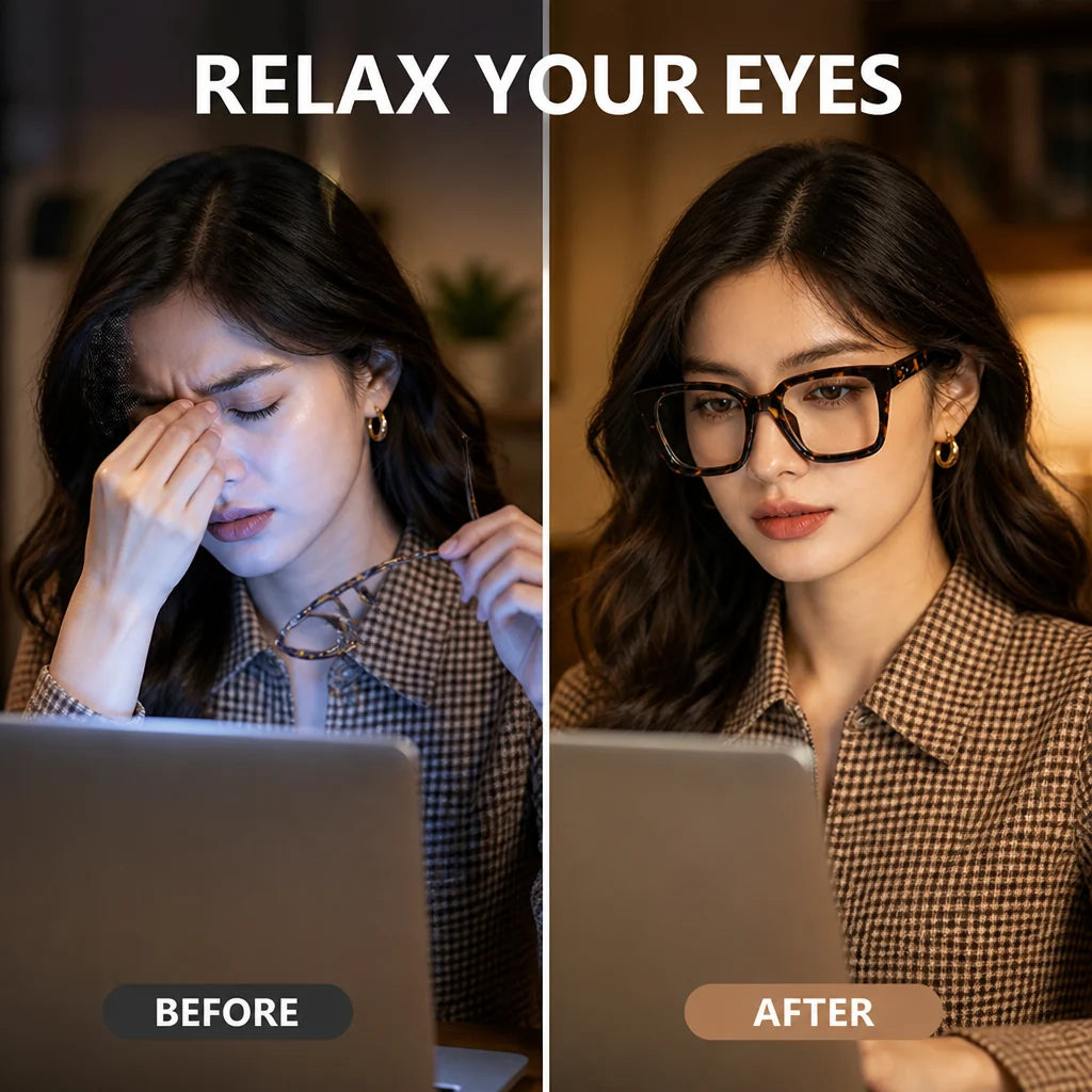 RavenClair™ Blue Light Blockers — Relax Your Eyes and Look Sharp All Day Long