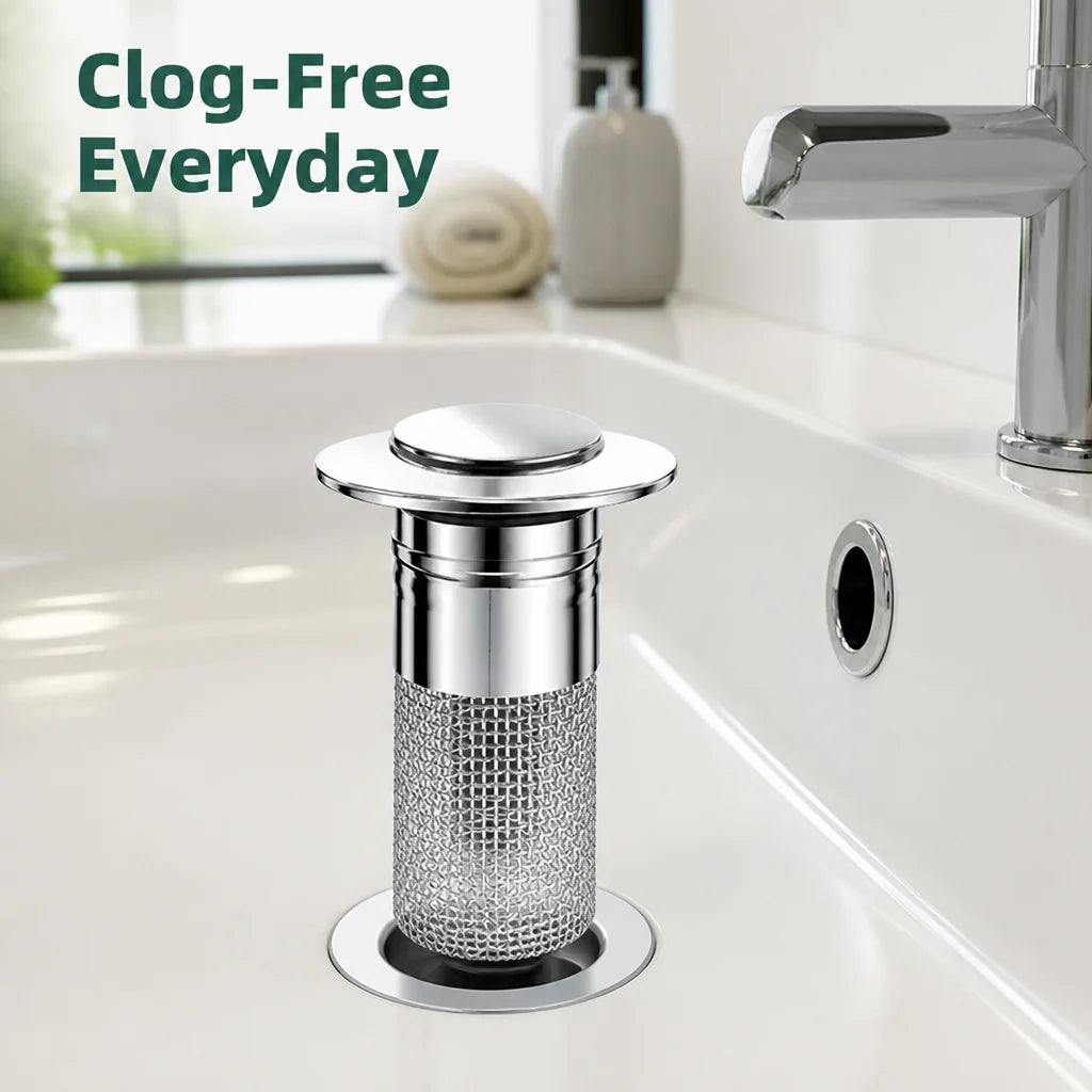 ClearFlowGuard™ — End Drain Drama and Enjoy a Smooth, Stress-Free Bathroom Every Day