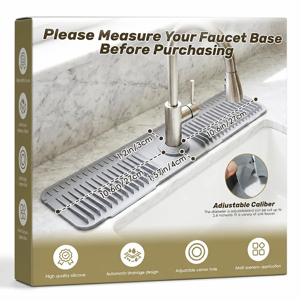 AquaTray™ — Keep Your Counters Dry and Your Sink Spotlessly Organized Every Day