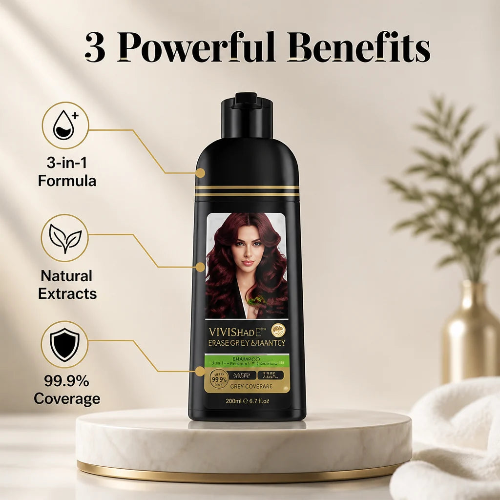 Tressavelle™ — Erase Grey Instantly and Reveal Your Youthful, Vibrant Hair Every Wash
