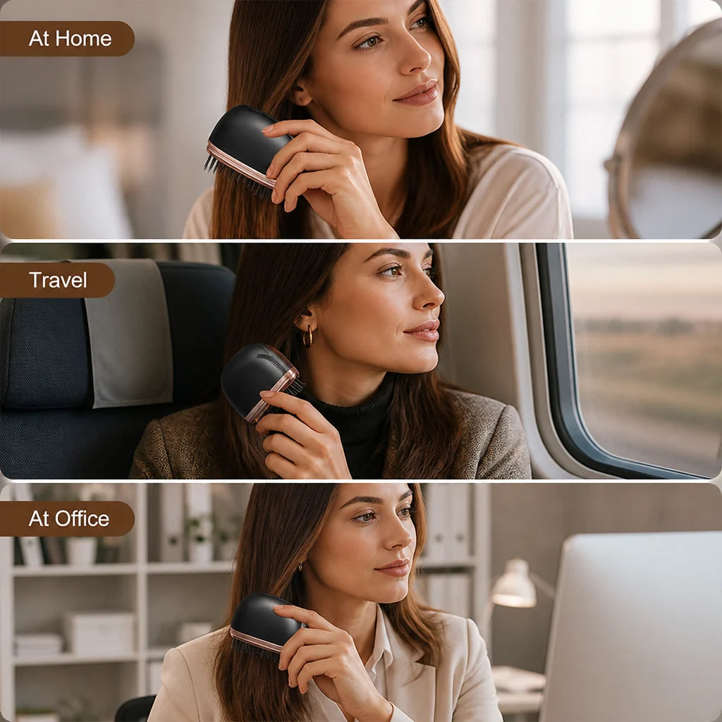 SilkComb™ Cordless Hair Straightener Comb — Transform Your Hair Into Silky, Radiant Perfection Instantly