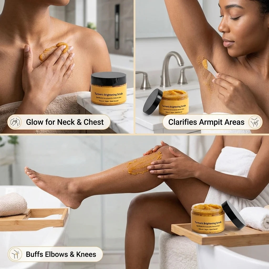 TurmericTide™ Turmeric Glow Scrub — Unleash Radiant, Spot-Free Skin That Turns Heads