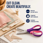 Cutella™ Pinking Shears — Master Every Cut with Effortless Precision and Fray-Free Style