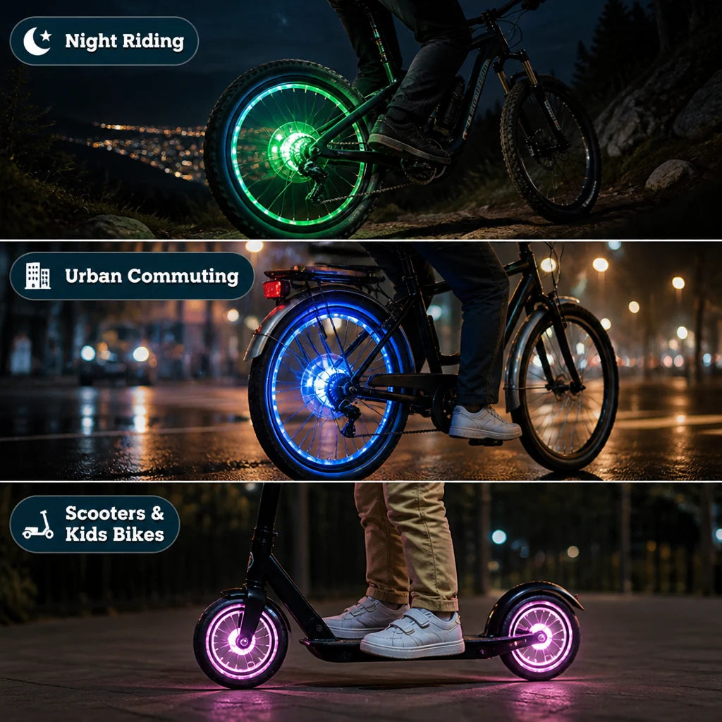HubLume™ Hub Light — Light Up Your Ride with Irresistible Style and Unmatched Safety