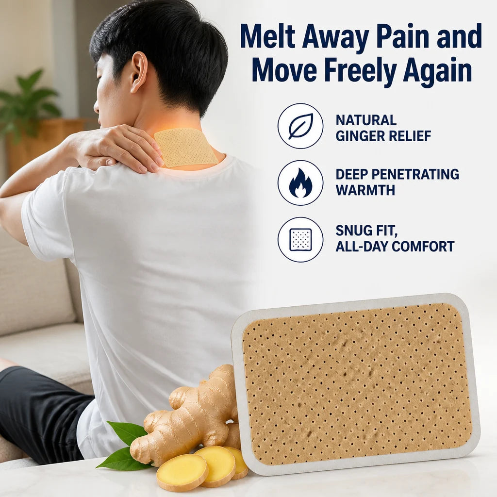 WarmZing™ Ginger Therapy Patches — Melt Away Pain and Move Freely Again
