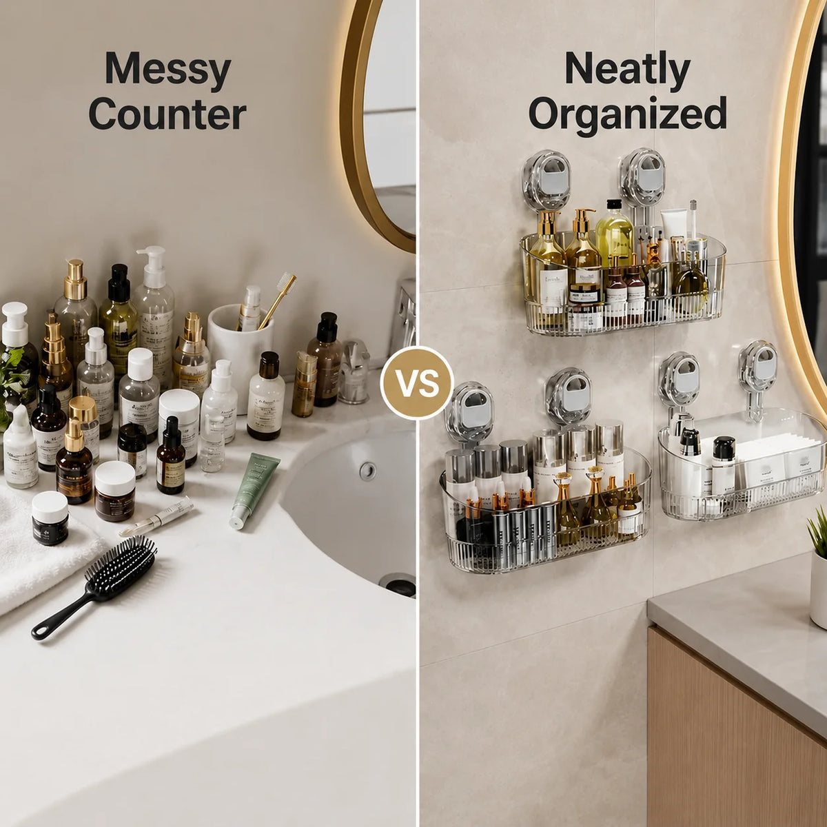 BathDock™ — Instantly Clear Chaos and Enjoy a Spotless, Stress-Free Bathroom
