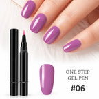 Geloria™ All-in-One Gel Pen — Flawless, Fade-Proof Nails That Shine Through Everything