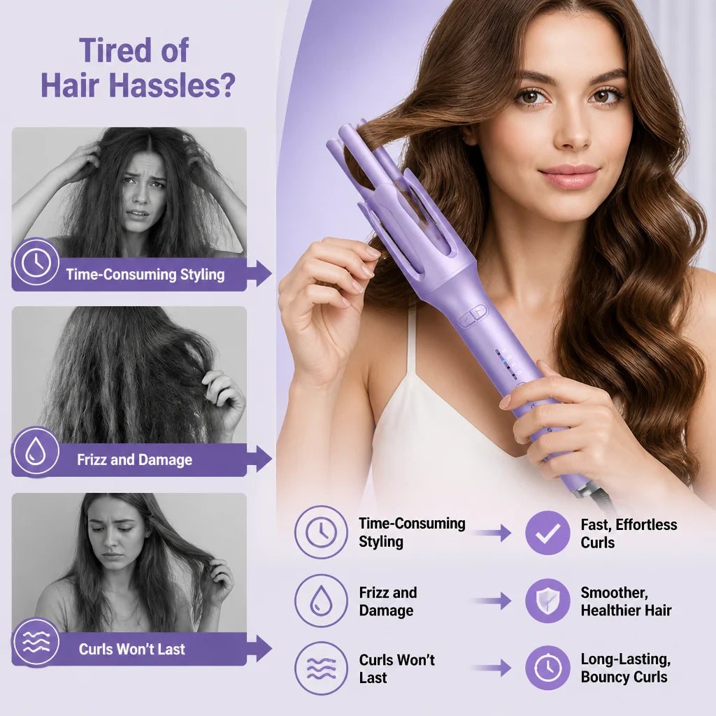 Curlavexa™ — Effortless, Show-Stopping Curls That Fuel Your Confidence All Day