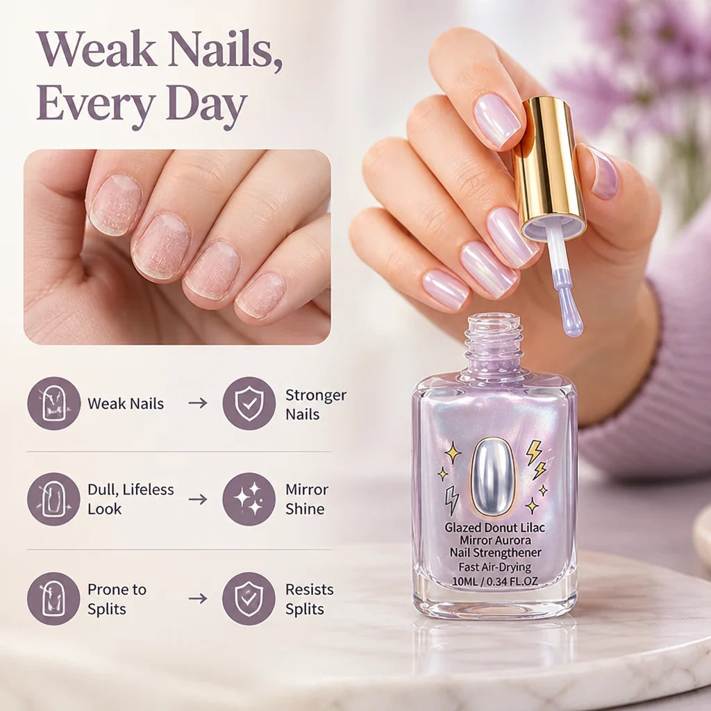 MirrorMend™ Mirror Nail Strengthener — Transform Weak Nails into Irresistible, Head-Turning Shine