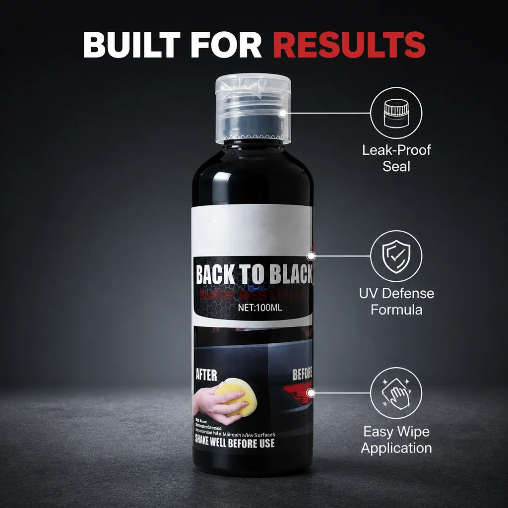 TrimForge™ Black Trim Restorer — Instantly Restore Bold, Showroom-Ready Black Trim That Demands Attention