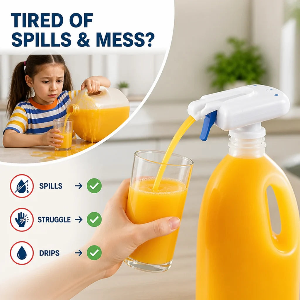 HydroEase™ — Effortless, Spill-Free Pouring for Everyone, Anytime