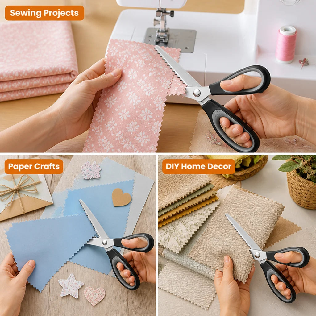 EdgeRipple™ Shears — Give Fabric and Paper a Beautiful Wavy Finish