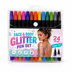 GlimmerPair™ 24-Colour Dual-Tip Marker Set — Add Sparkling Dimension to Every Creation