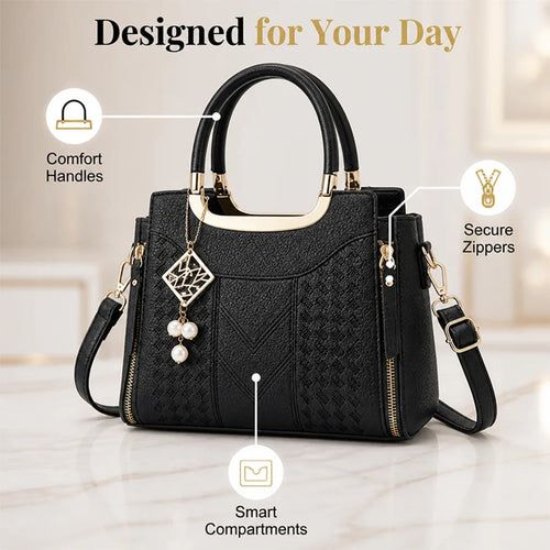 Aurelle™ Satchel — Command Every Moment with Effortless Elegance and Total Control