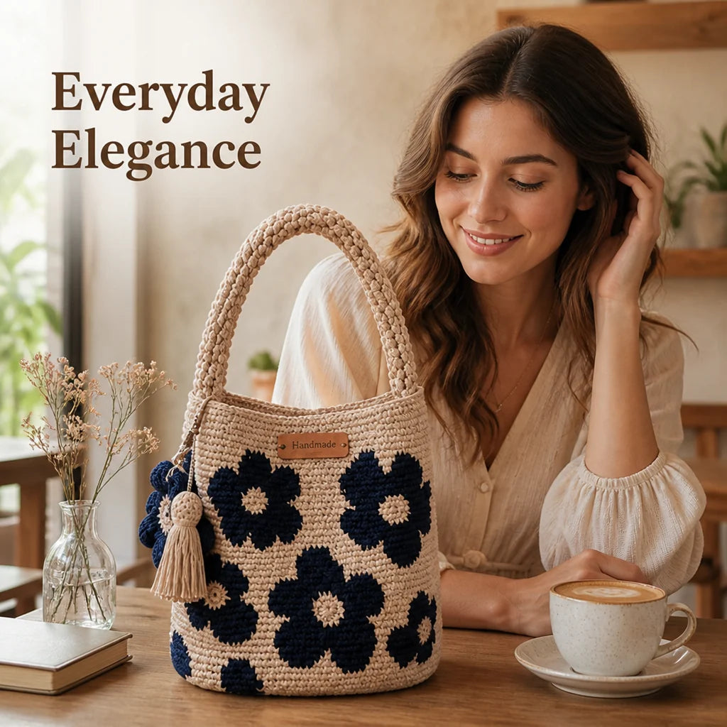 CinchBloom™ Bucket Bag — Handmade Elegance That Commands Attention Everywhere You Go