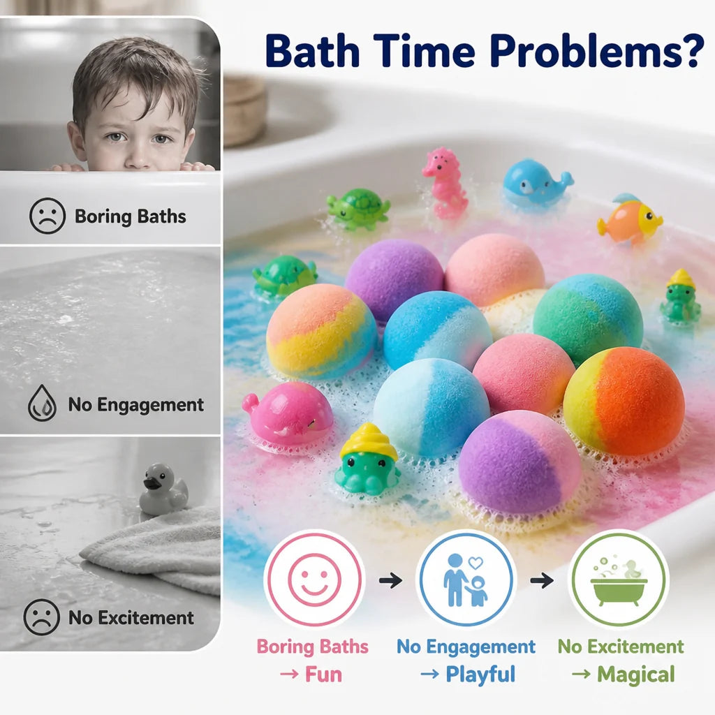 BubblyOrbit™ — 6pcs Transform Bath Time into a Magical Escape That Refreshes Your Skin and Sparks Pure Joy