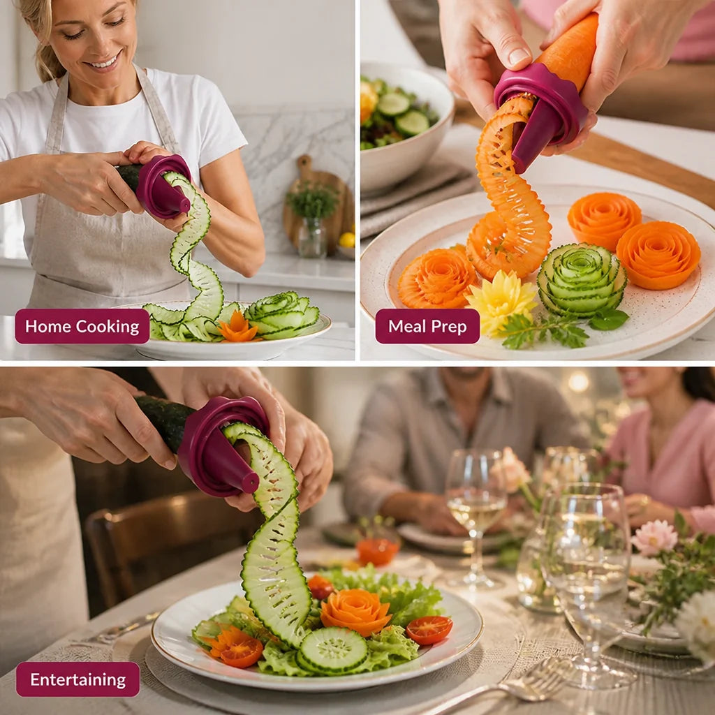 CarveBloom™ — Instantly Turn Veggies into Stunning Edible Masterpieces