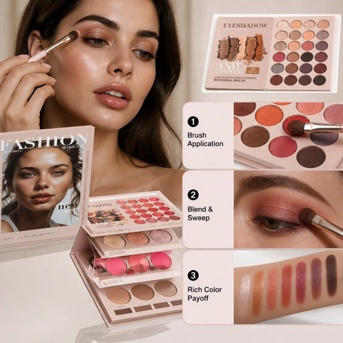 AuraCanvas™ 5-Layer Masterpiece Palette — Unleash Your Radiance and Command Every Moment