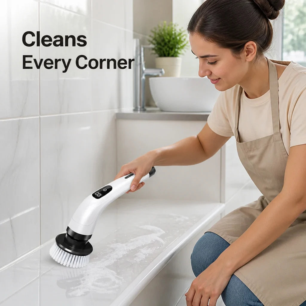 BrightBristle™ — Lift Stubborn Messes With Effortless Power