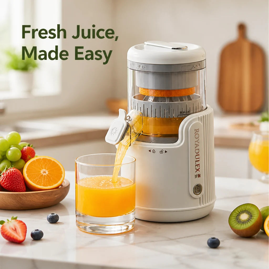 JuiceForge™ — Effortless Fresh Juice That Powers Your Day and Clears Your Mess