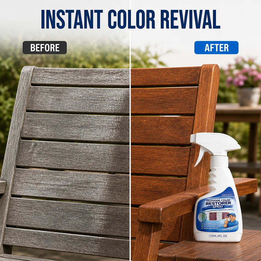 TimberVeil™ Wood Radiance Spray — Bring Dull, Weathered Wood Back to Stunning, Sun-Protected Life
