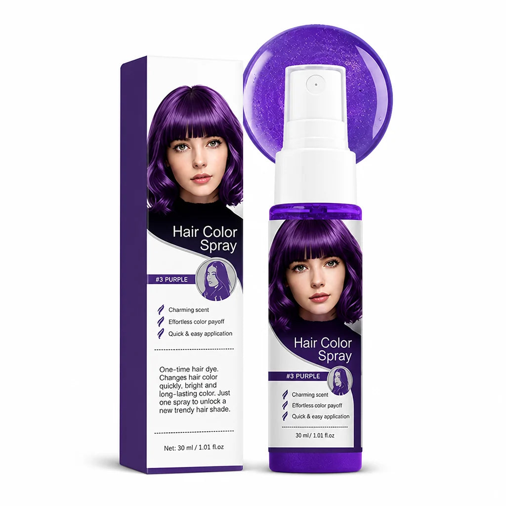 ColourDash™ Temporary Hair Color Spray — Ignite Instant Confidence with Effortless, Damage-Free Color