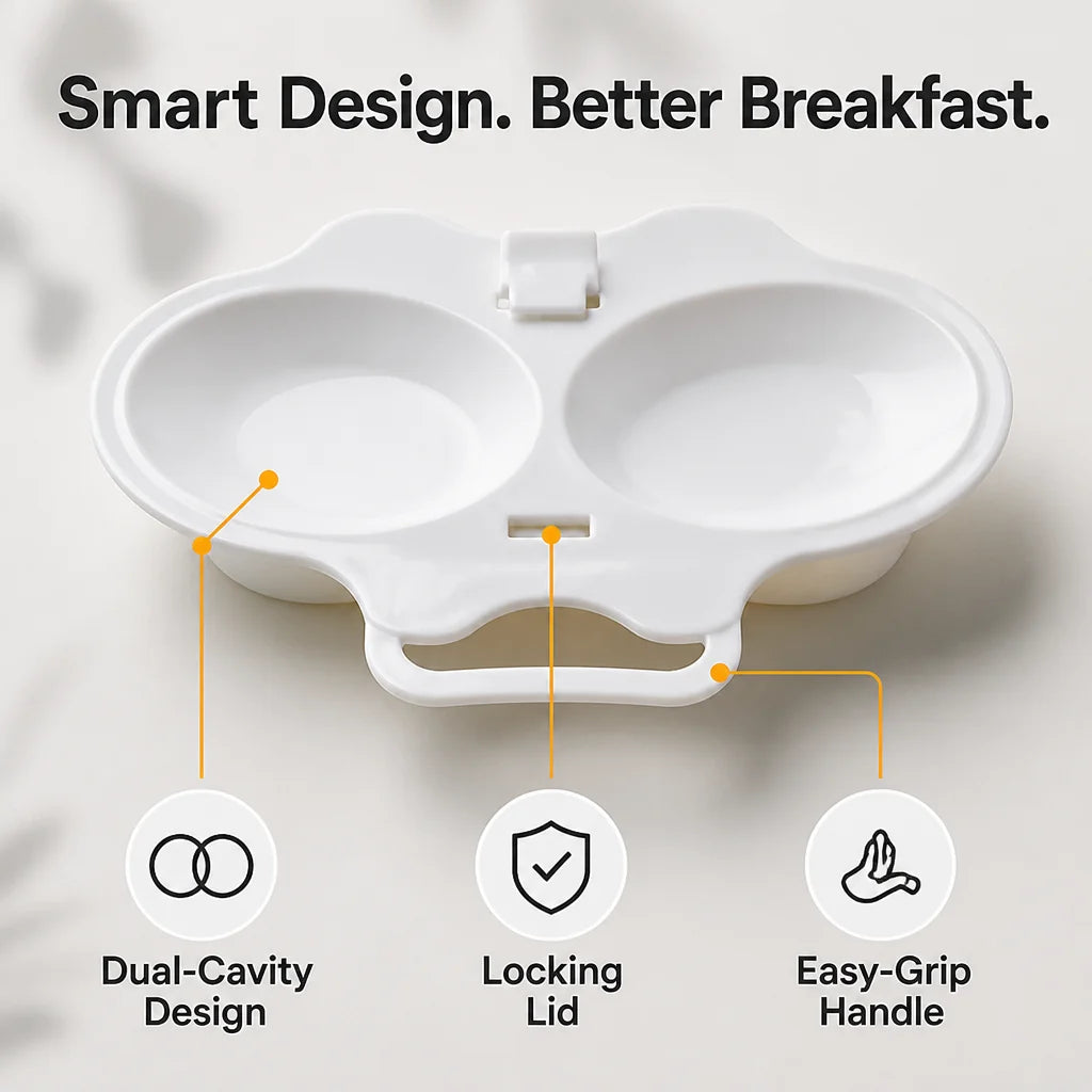 SolaraSteam™ — Power Your Mornings with Perfectly Steamed, No-Mess Eggs in Minutes