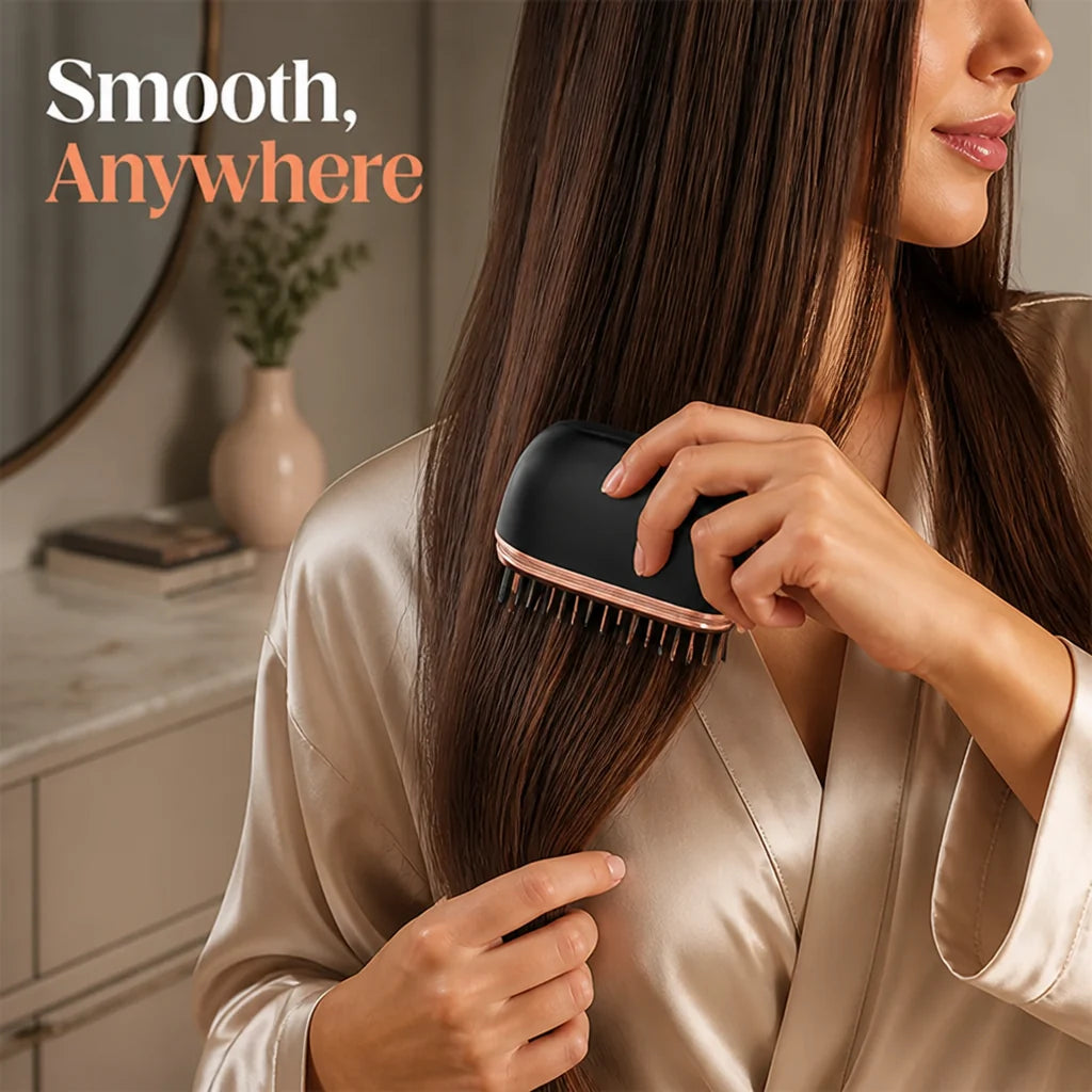 SilkComb™ Cordless Hair Straightener Comb — Transform Your Hair Into Silky, Radiant Perfection Instantly