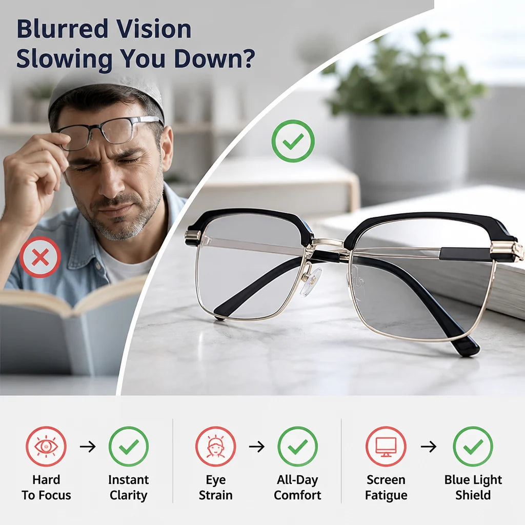 ClariVista™ Vision Glasses — Effortless Clarity and All-Day Comfort for Every Moment