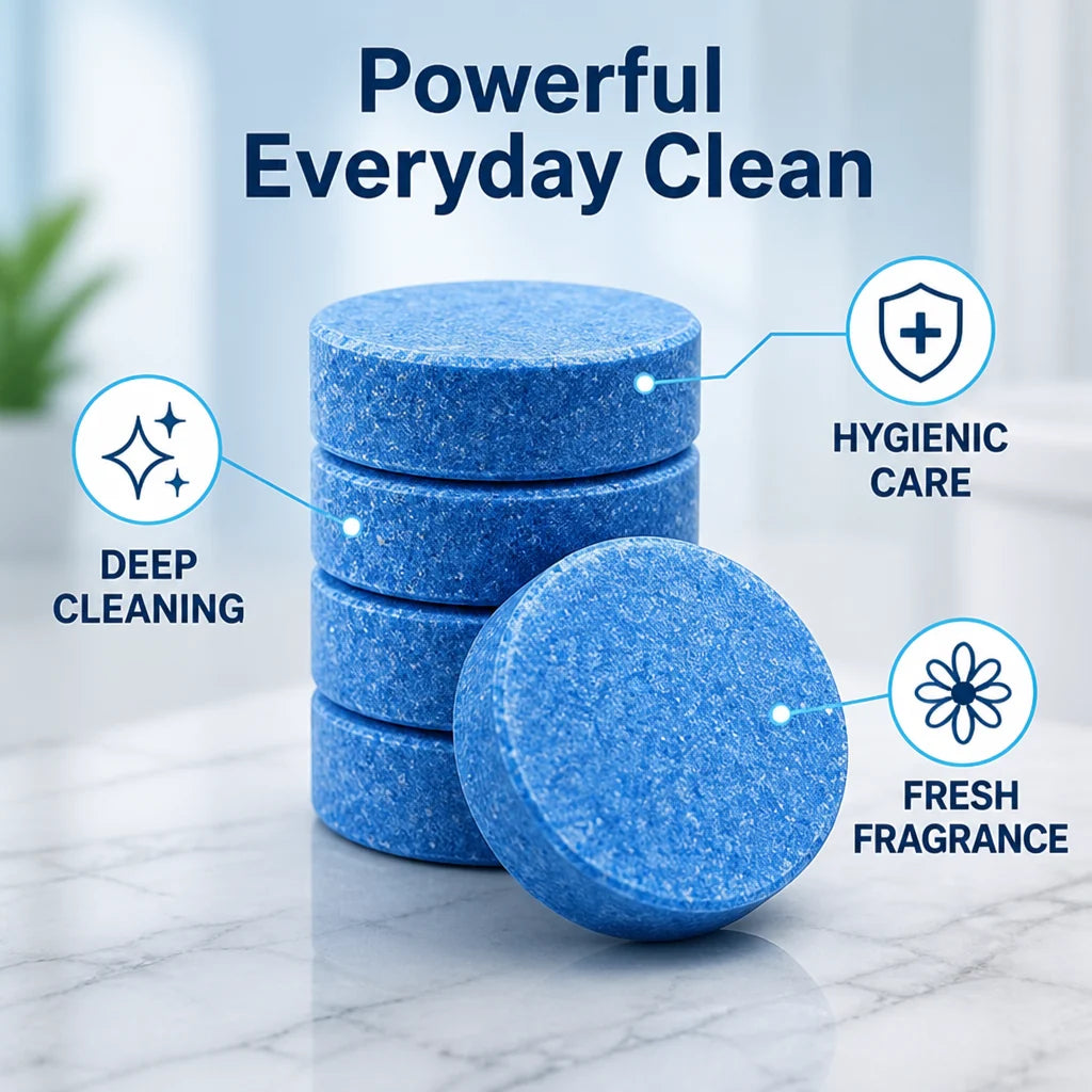 DropNShine™ Toilet Bowl Tablets — Keep Your Toilet Spotless and Fresh Without Lifting a Finger