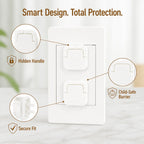 Nuvacove™ Outlet Shield Pack of 10— Instantly Lock Out Danger and Protect Your Child’s Curious Hands