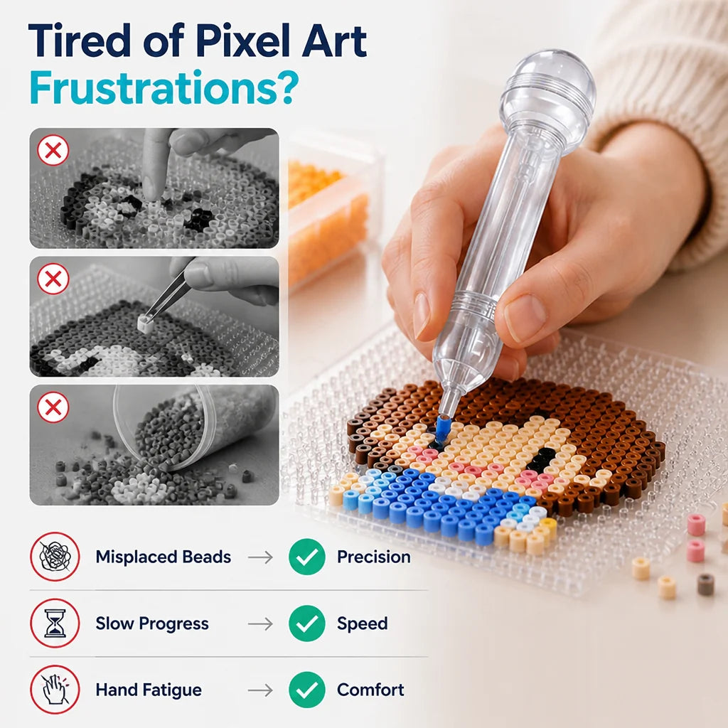 Pixavelle™ Precision Pen — Master Pixel Art with Flawless, Effortless Control Every Time