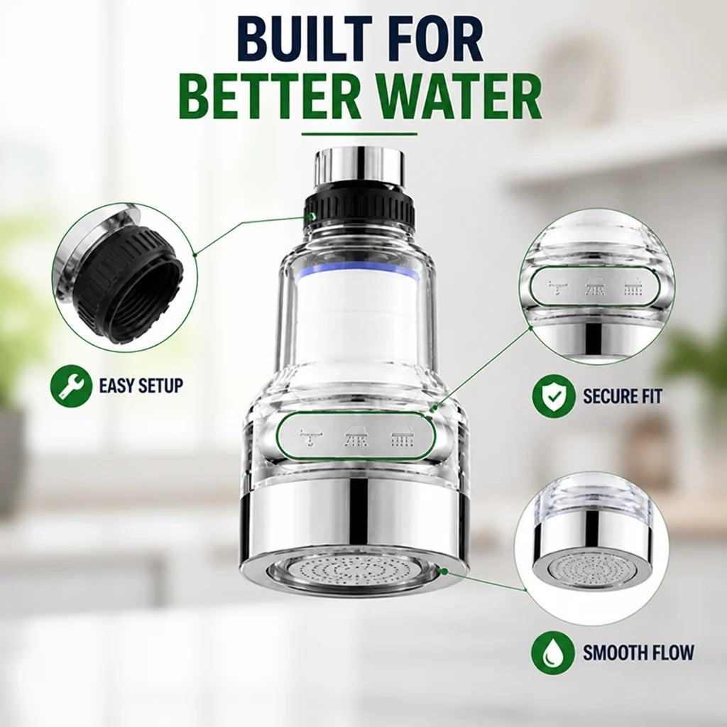 Spoutelle™ — Enjoy Crystal-Clear, Splash-Free Water That Transforms Your Kitchen Peace of Mind