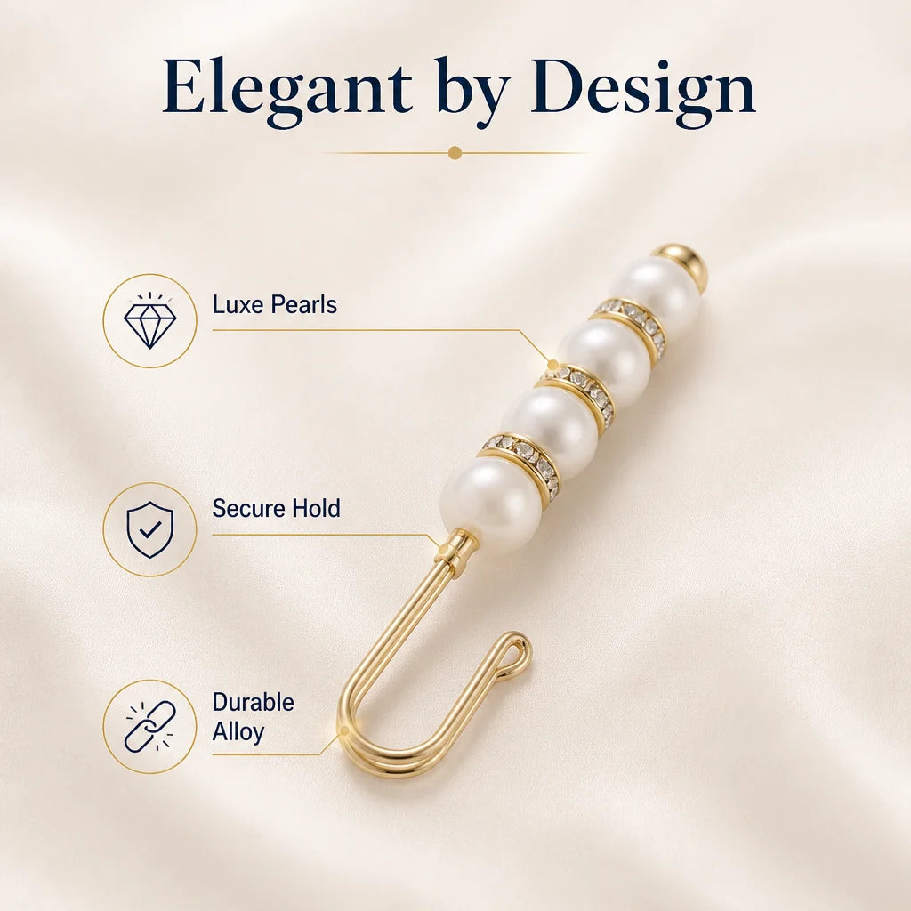 Luxelure™Pearl Pin — Unlock Instant Elegance and Confidence in Every Outfit