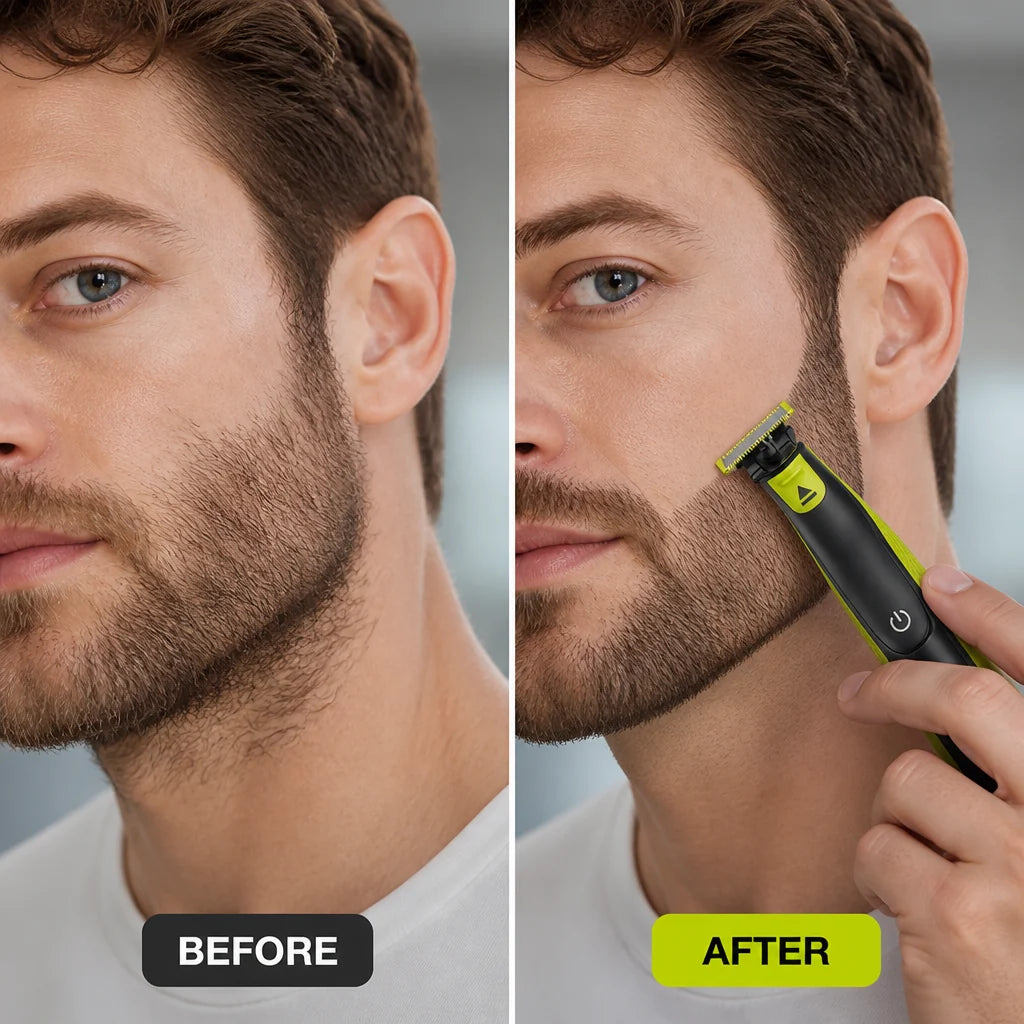 BladeContour™ — Glide Through Grooming with Effortless, Skin-Safe Precision