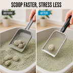ScoopSieve™ Metal Mesh Scoop — Scoop Faster, Stress Less, Enjoy Every Moment