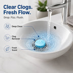 ClariFlow™ Effervescent Tablets — Effortless Fizzing Power That Clears Clogs and Refreshes Your Home Instantly