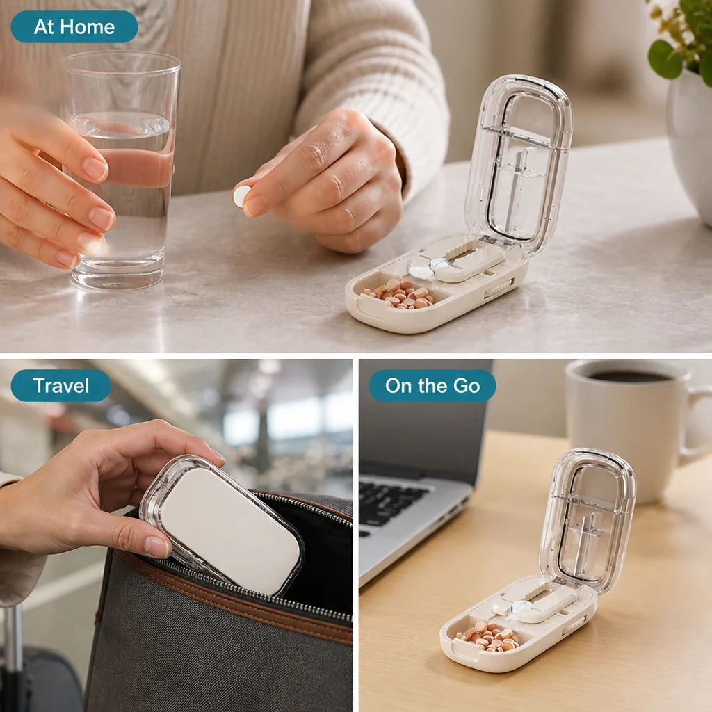 DoseMate™ — Take Control with Perfect, Hassle-Free Pill Splitting Every Time