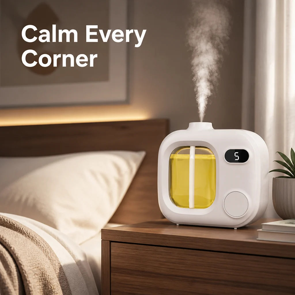 AuraMuse™ Smart LED Aroma Diffuser — Transform Your Space into a Stress-Free Sanctuary Instantly