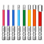 Hexivaro™ Magnetic Screwdriver Bit Set — Never Drop a Screw, Master Every Job with Confidence (8pcs)