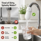 AquaVelle™ Faucet Filter — Experience Splash-Free, Crystal-Clear Water That Protects Your Family Every Day