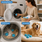 VelvetScrub™ Laundry Balls — Say Goodbye to Stubborn Pet Hair and Hello to Fresh, Flawless Clothes Every Wash