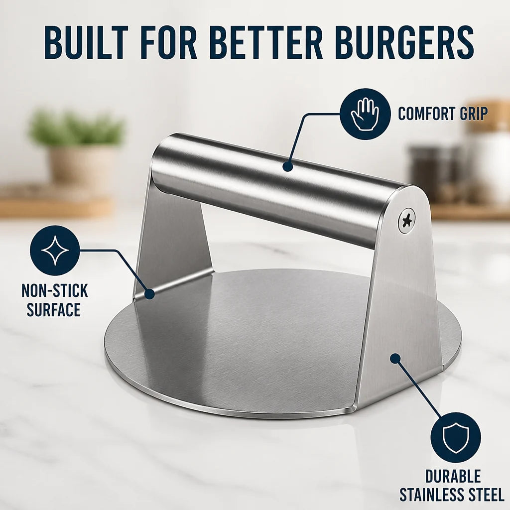 The GrillCraft Pro™ — Perfect Patties that Turn Every Meal into a Celebration