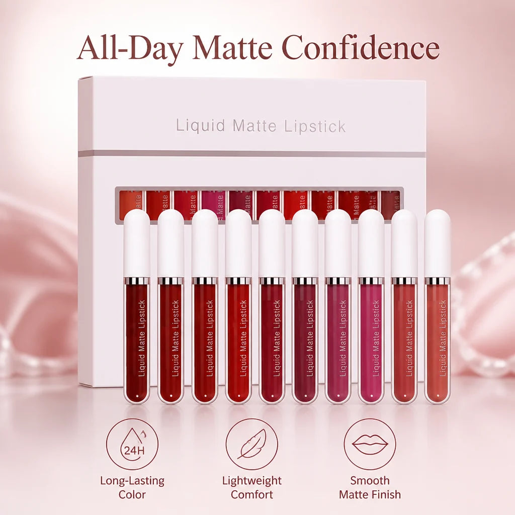 Veloura™ — Unstoppable Matte Color That Keeps You Confident All Day Long